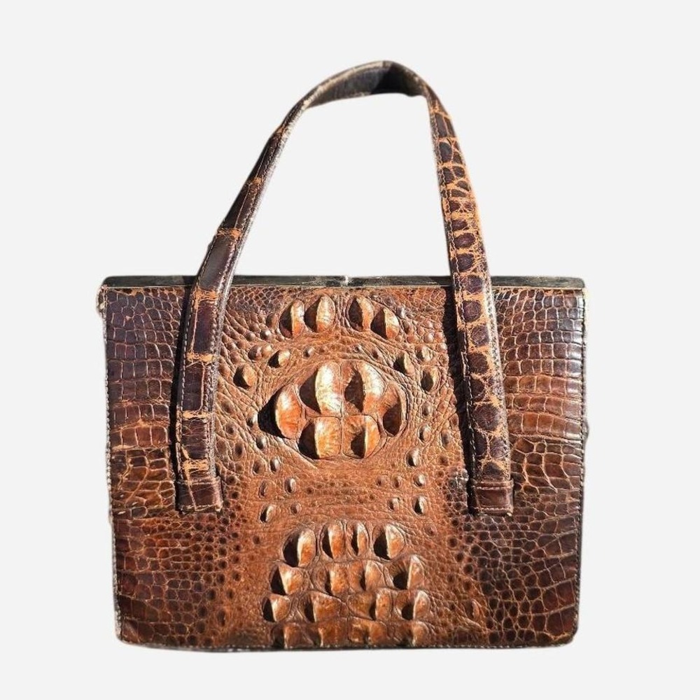 Gator/croc bag‎ vintage (acc2)